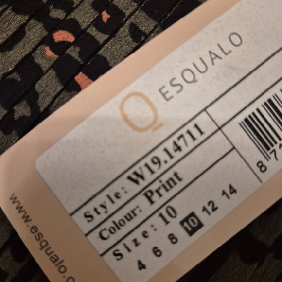 Esqualo Boho Flirty Matching Skirt and Shirt Blouse Size 10 Set - 2 Pieces - Picture 8 of 12